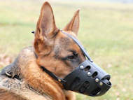 Deutscher Schäferhund Ledergepolsterter Alltags-Hundemaulkorb Deutscher Schäferhund Ledergepolsterter Alltags-Hundemaulkorb